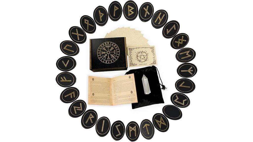 wooden runes set accessories
