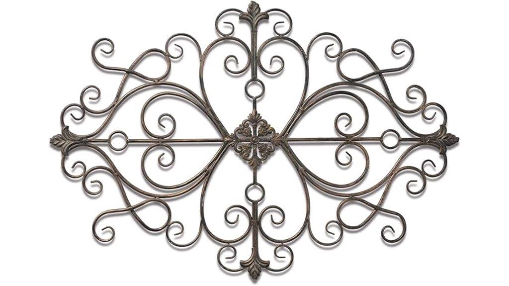wrought iron wall art