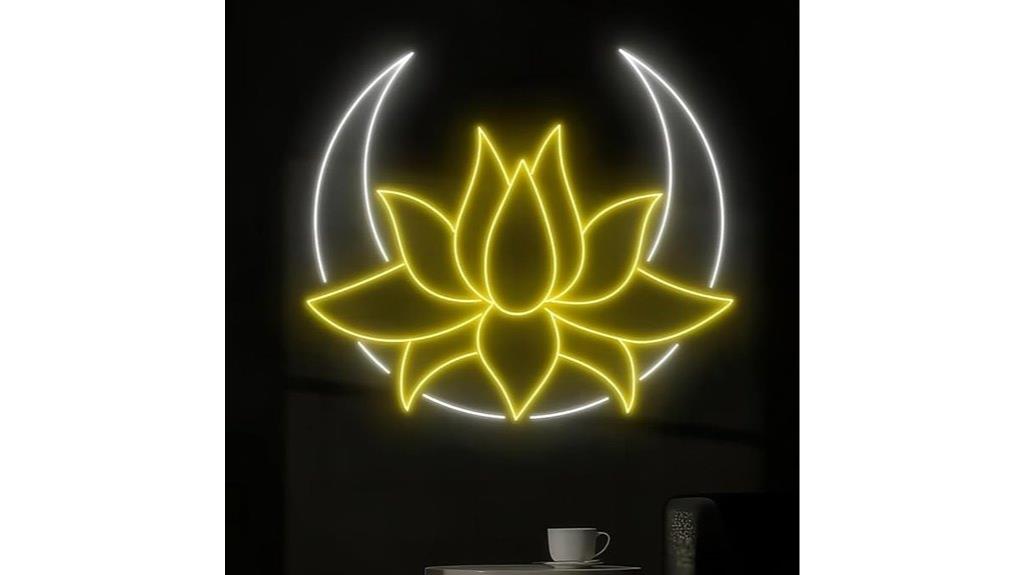 yoga chakra mandala neon