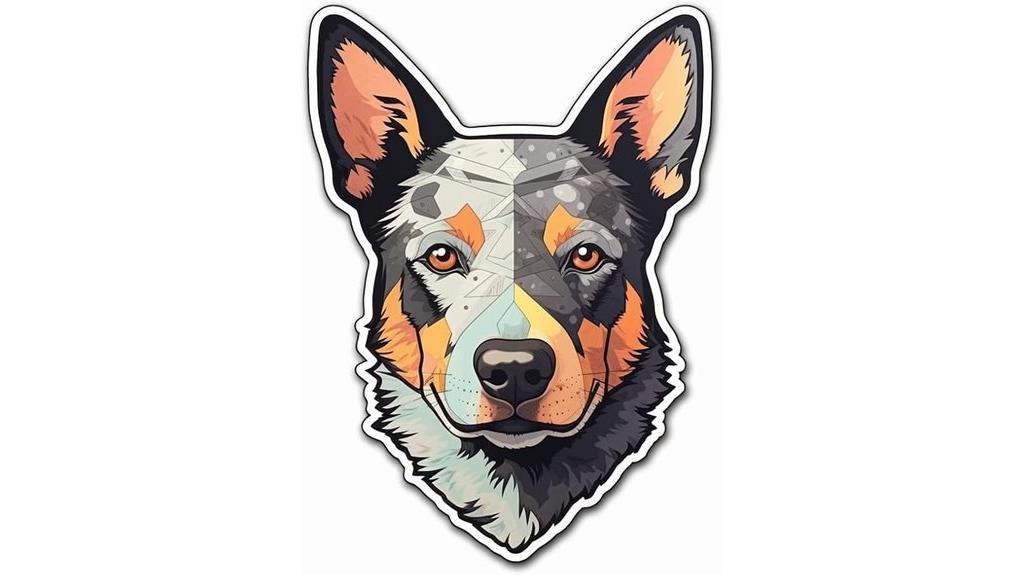 yoonek cattle dog sticker