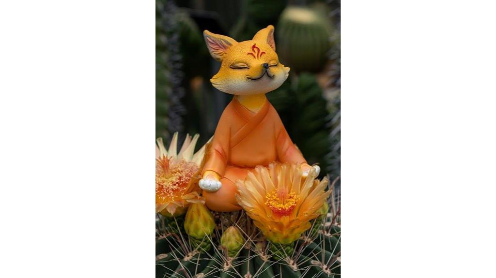 zen fox sculpture gift