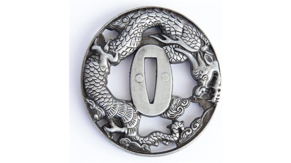 zinc alloy samurai sword guard