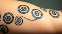 ancient spiral tattoo art