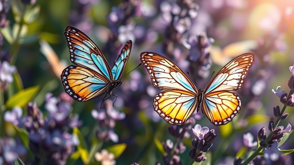 butterflies symbolize transformation and change
