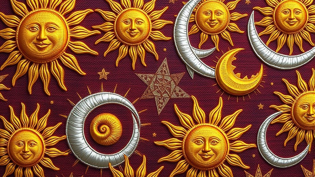 celestial symbols in design