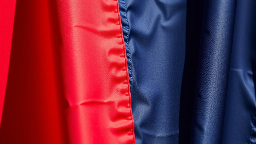 colors symbolize political allegiance