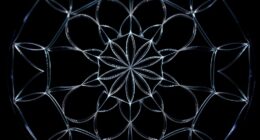 divine geometric floral pattern