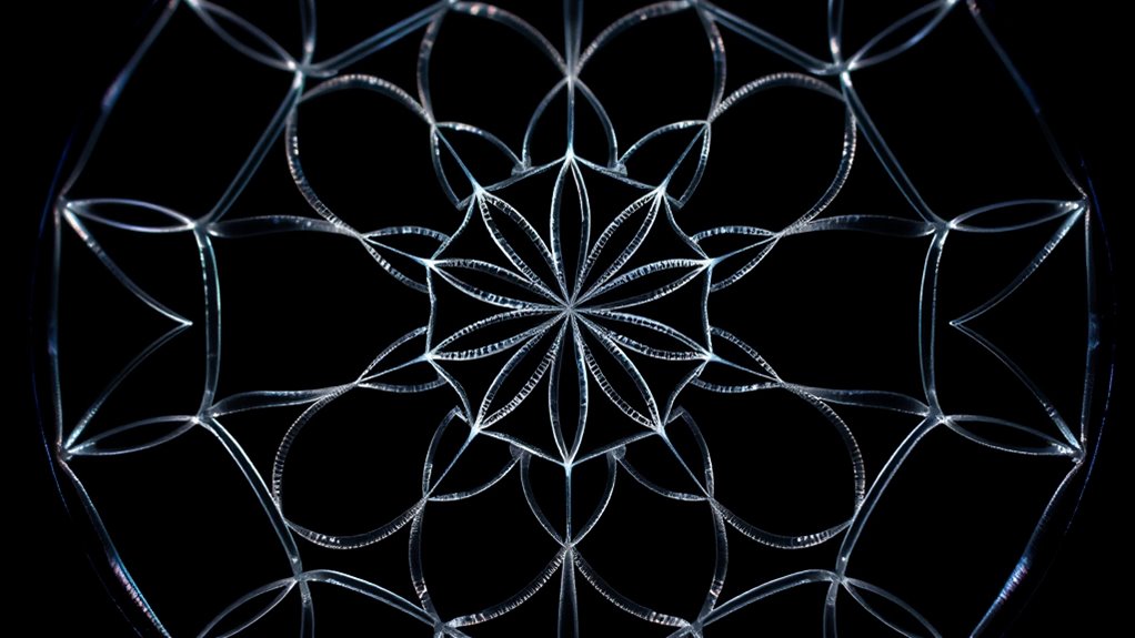 divine geometric floral pattern