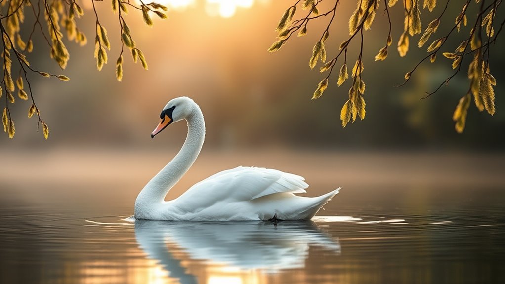 graceful transformative swan