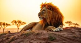 lion represents bravery and nobility