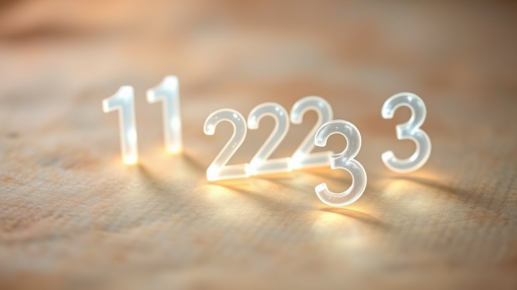 numerical symbols reveal personal growth