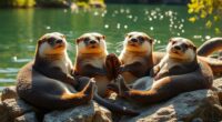 otter symbolizes family playfulness