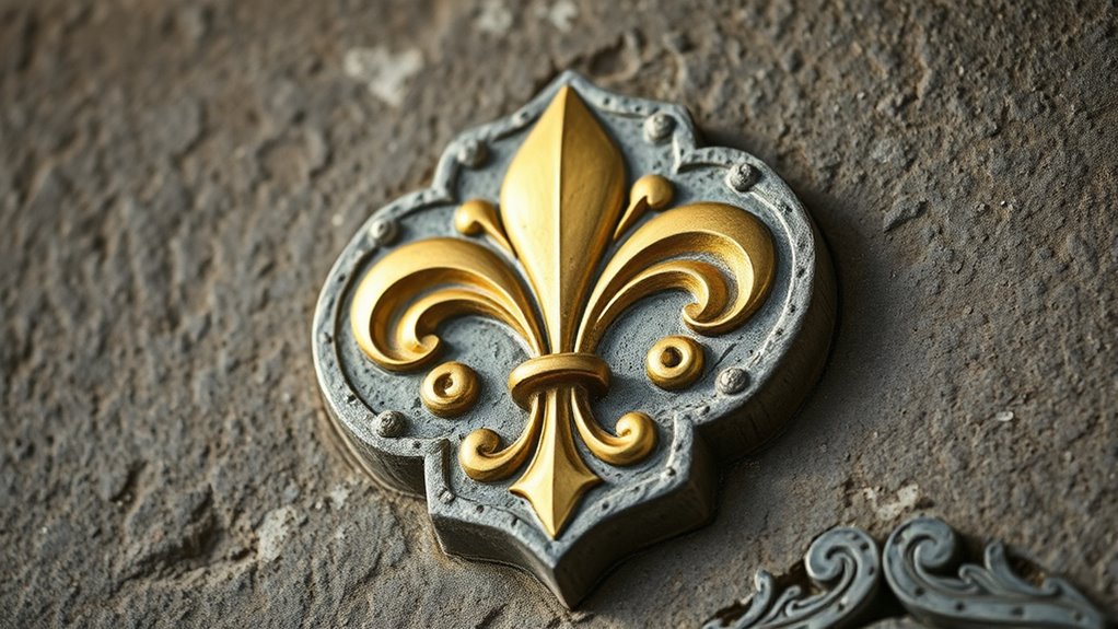 symbolic royal flower emblem