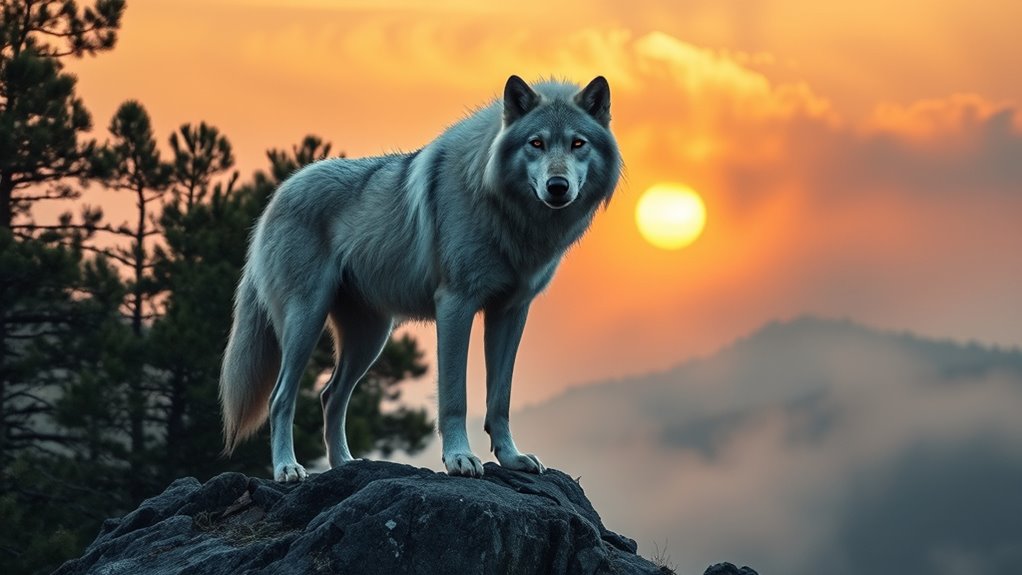 wolf spirit mythical cultural symbol