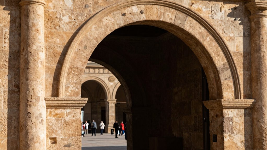 arches symbolize strength and passage