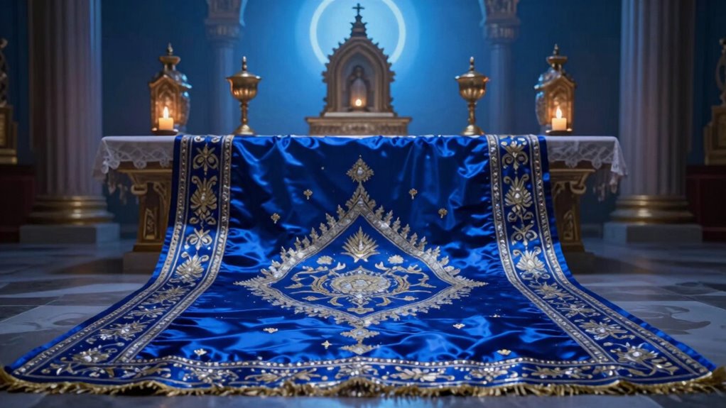 blue symbolizes divine protection and spirituality