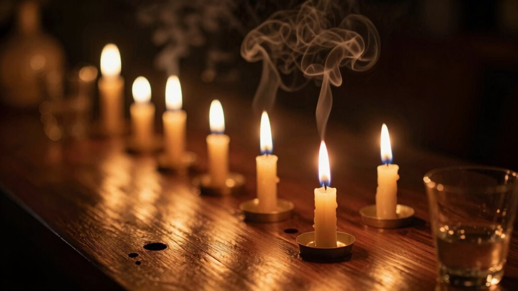 candle colors symbolize intentions
