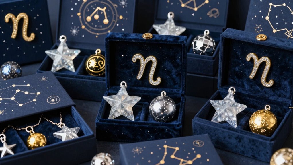 celestial decor and zodiac symbols