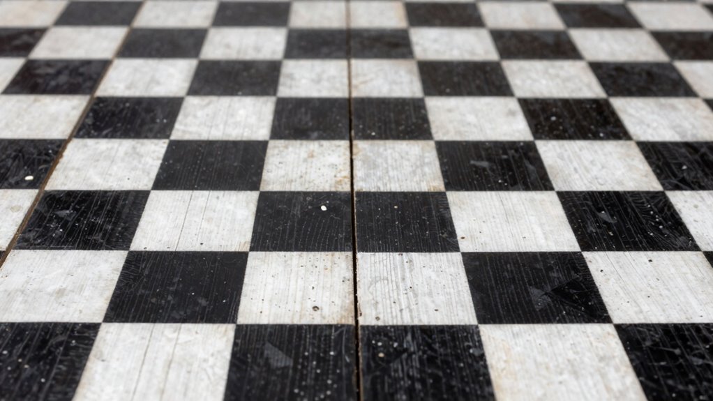 checkerboard symbolizes cultural duality