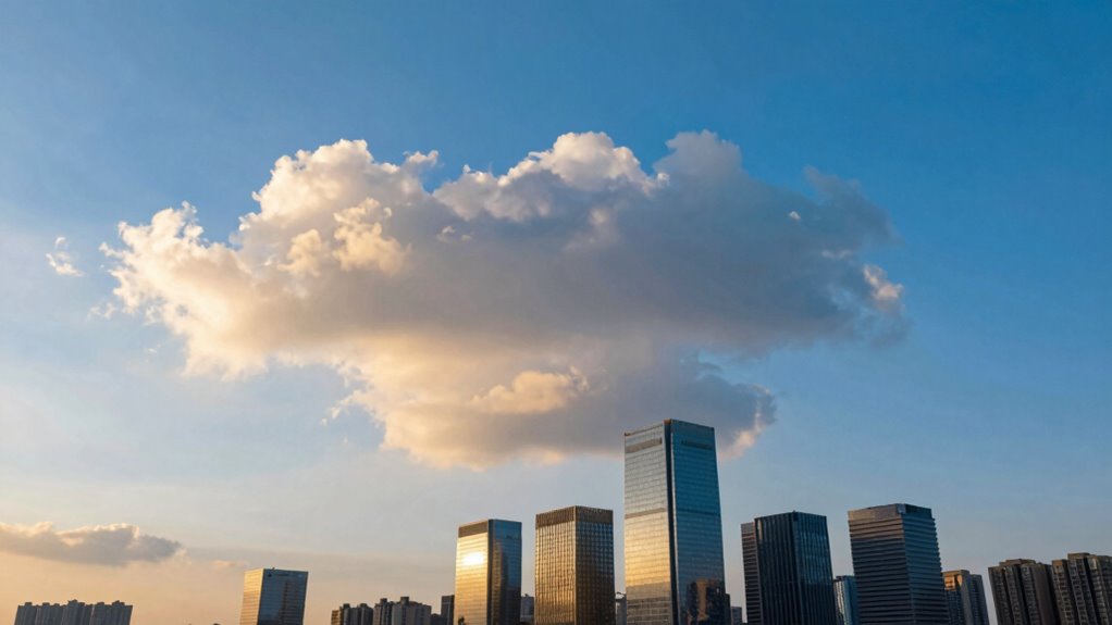 clouds symbolize data uncertainty