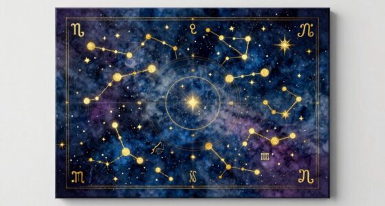 cosmic symbols in decor