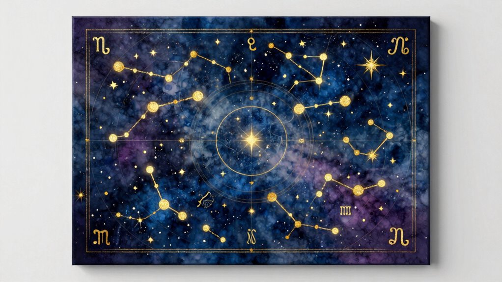 cosmic symbols in decor