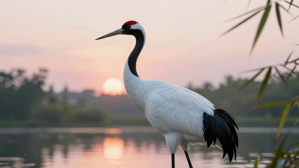 cranes symbolize hope and spirituality