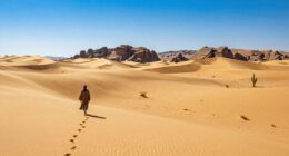 desert as testing symbol