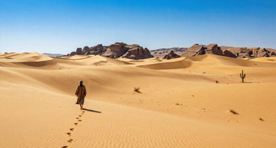 desert as testing symbol