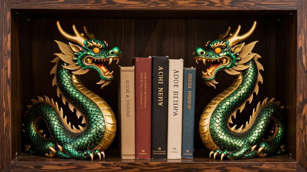 dragon themed decorative accents