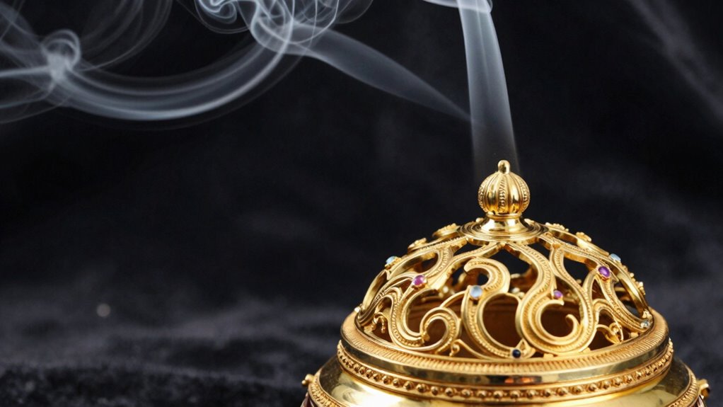 elegant incense burner symbolism