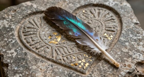 feather and heart symbolism