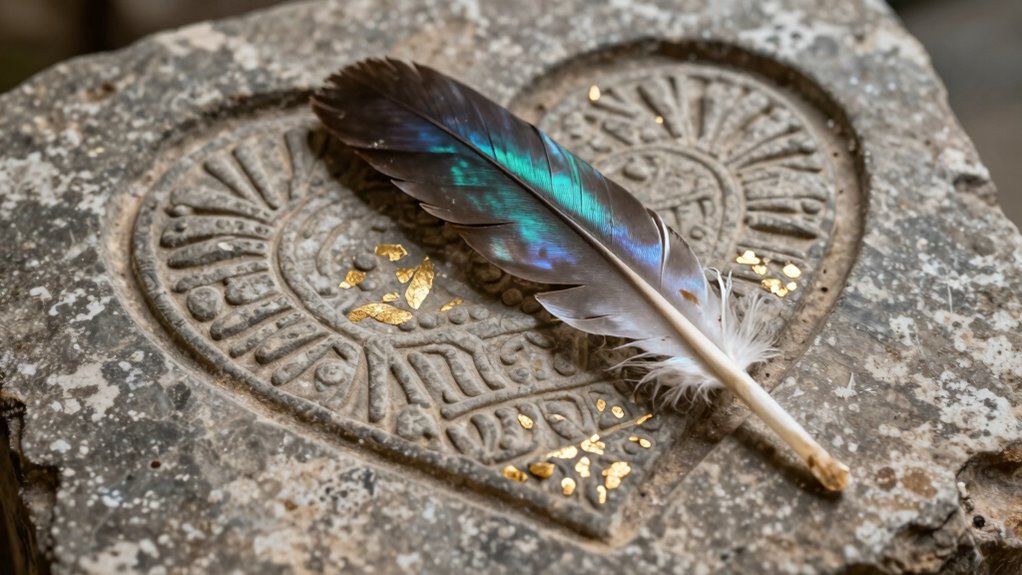 feather and heart symbolism