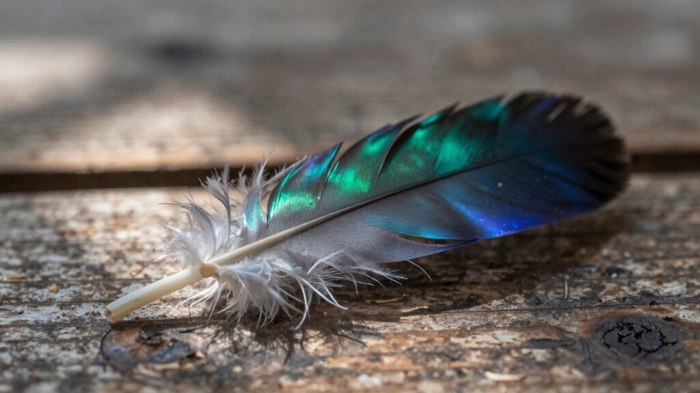 feathers symbolize messages and spirituality