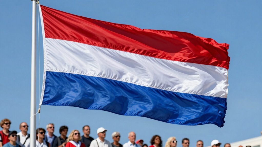 flags symbolize national identity
