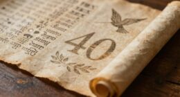 forty symbolizes testing and purification