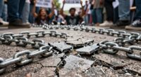 freedom through broken chains