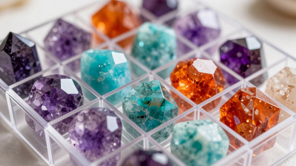 gemstone display energy perception