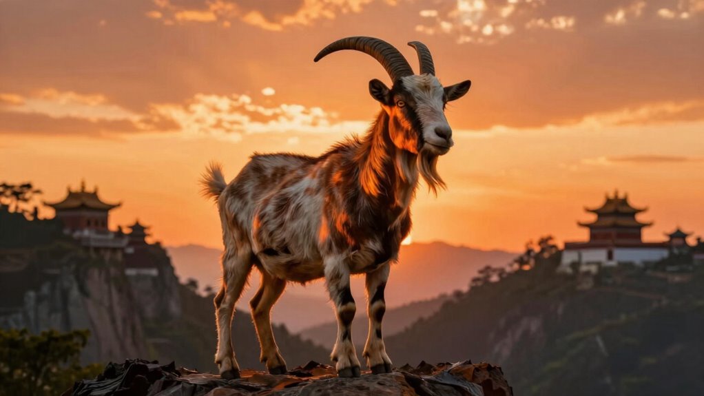 goats symbolize resilience and spirituality