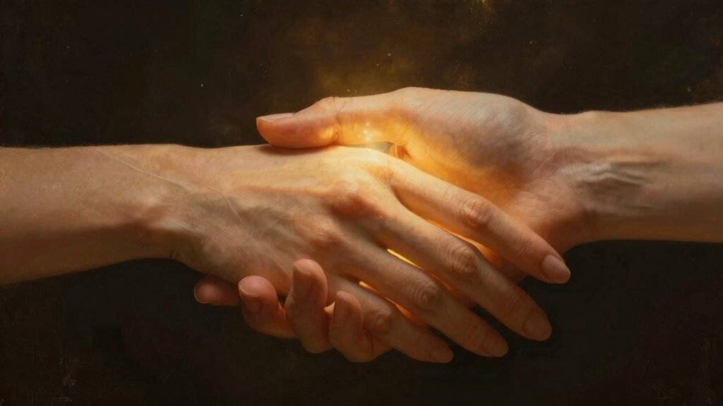 hands convey spiritual messages
