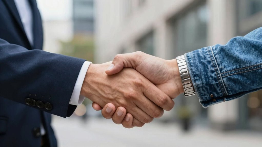 handshake as social gesture