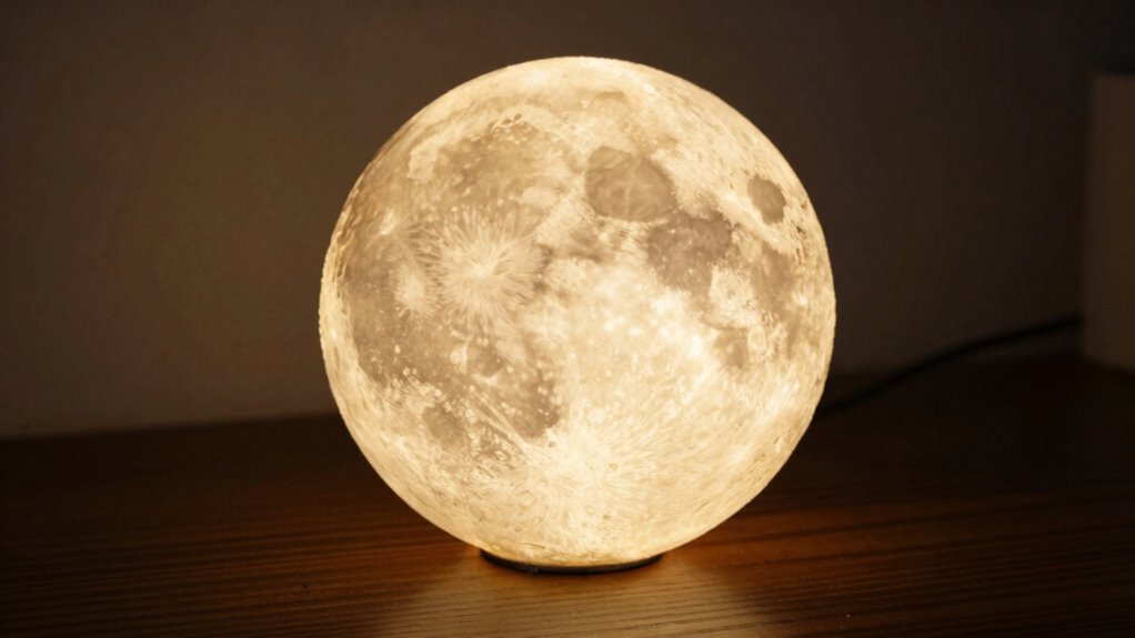 lifelike lunar surface illumination