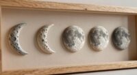 lunar cycle shelf decor
