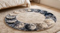 lunar inspired bedroom rugs