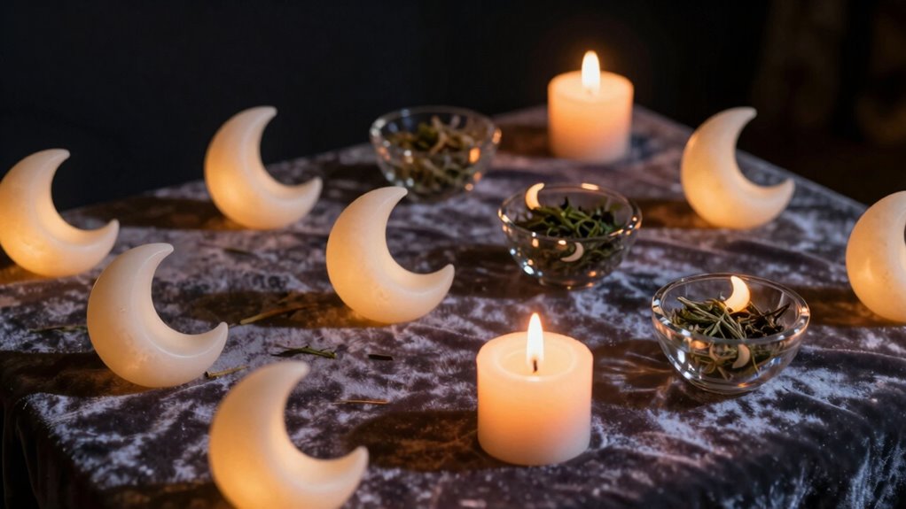 lunar ritual candle sets