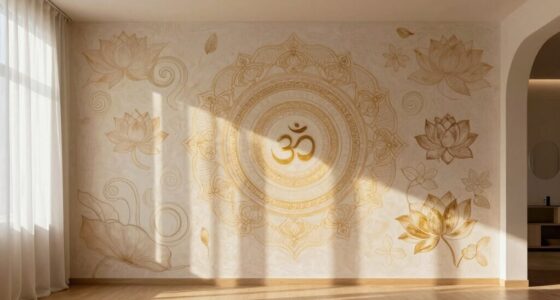 meaningful yoga wall symbols