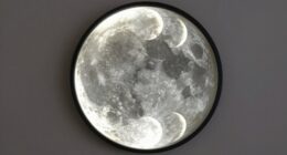 moon inspired reflective d cor