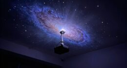 night sky themed interior decor