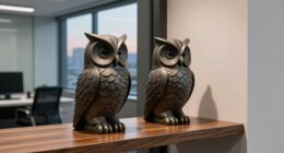 owl statues symbolize wisdom