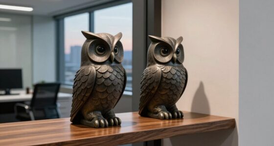 owl statues symbolize wisdom